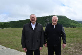    İlham Əliyev və Lukaşenko Cıdır düzündə olublar    