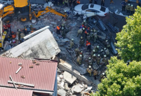    İstanbulda  bina çökdü:   Ölən və  yaralananlar var + Video     