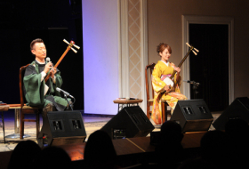 Ənənəvi Yaponiya musiqisi konserti keçirildi